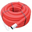 Gaine TPC rouge annelée Ø40 mm 25 m- CNT30063320