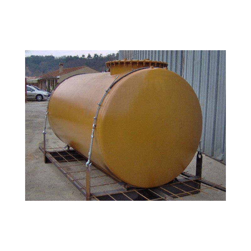 Réservoir simple pour liquides 3000 litres de capacité en acier